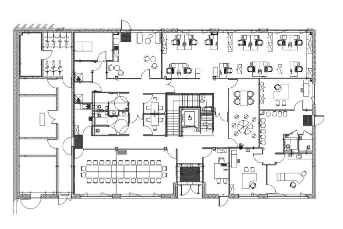 Plans de bureaux en 2D