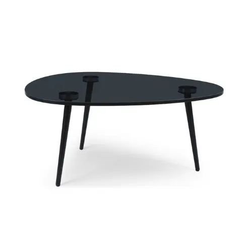 Table basse en verre fumé