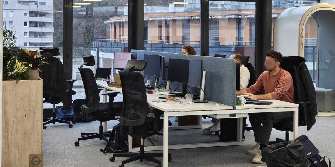 Espace aménagé à Lyon chez Actélior par Fairspace