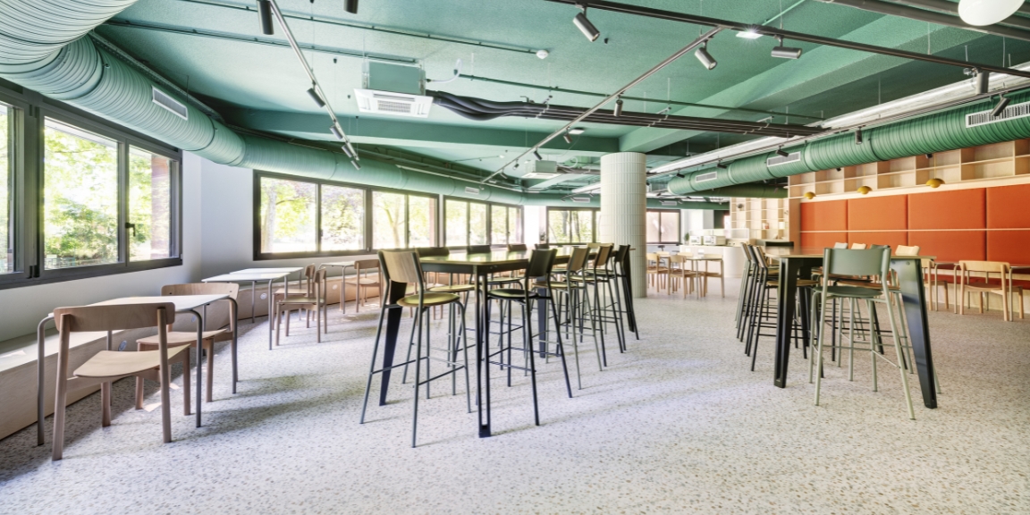 Espace aménagé à Lyon chez l'IRA par Fairspace